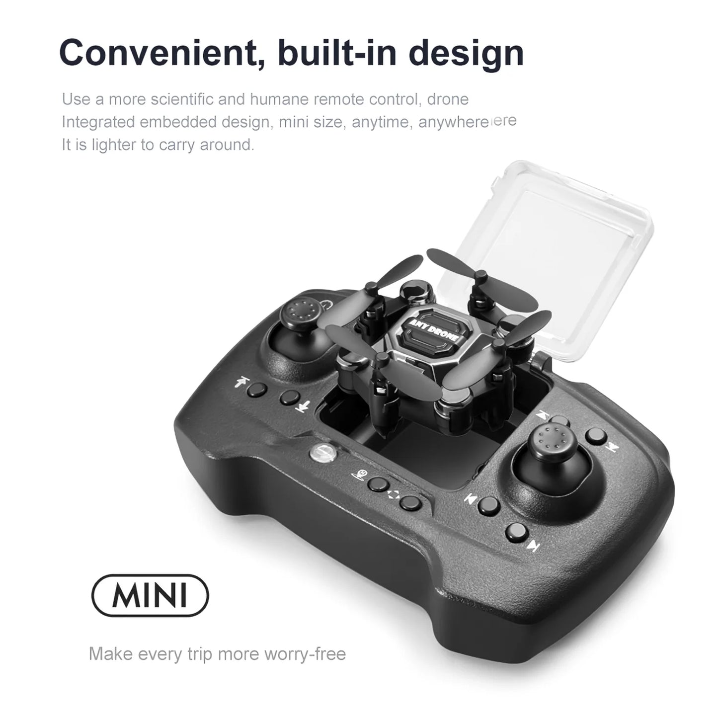 4K Mini Foldable Drone for Kids, Drone with Camera, RC Drone with Altitude Hold 3D Flips and Headless Mode Easy to Fly